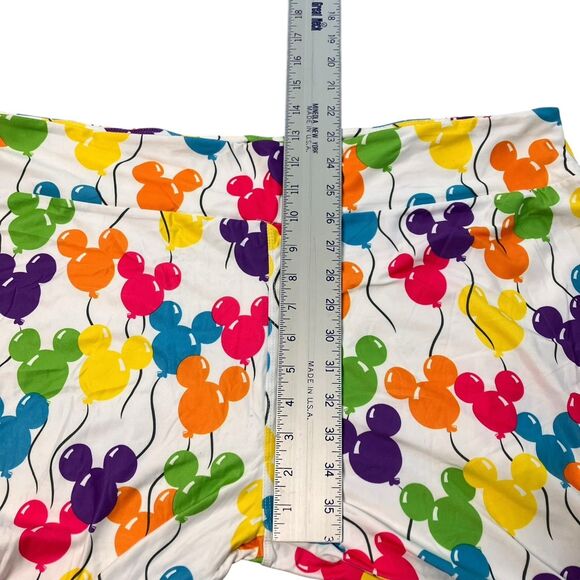 Disney Parks Leggings WMNS 2X Rainbow Mickey Mouse Balloon Ear Exclusive Novelty - Picture 6 of 8